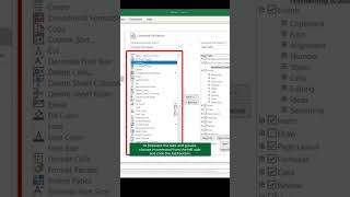 Trick 122 How to Create a Customized Tab on the Ribbon in Excel. #shorts