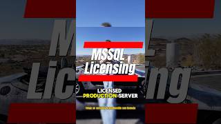 MSSQL Licensing