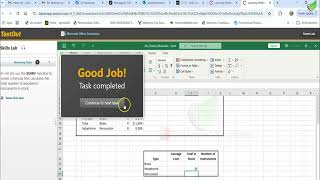 Office Pro 5.7.9   Excel Skills Lab Testout