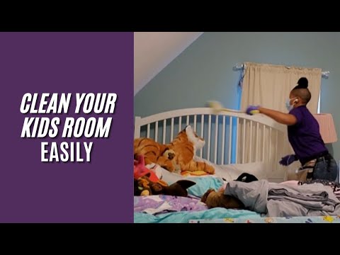How To Clean A Very Small Room | How To Clean Your Kids Room Step By Step