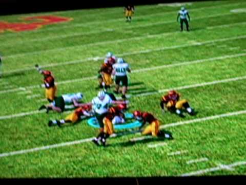 A hard sack in Ncaa 09