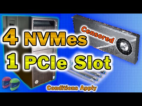 HP Z840 WORKSTATION with ULTRA FAST NVME Adapter? MASSIVE UPGRADE!