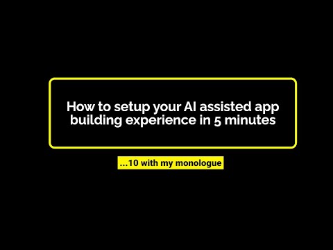 Setup an AI assisted work environment with NextJS and Supabase