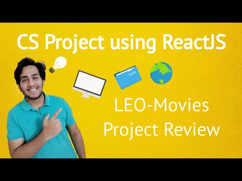 CS Project Review : LEO-Movies (Movie App) using ReactJS (For Resume)