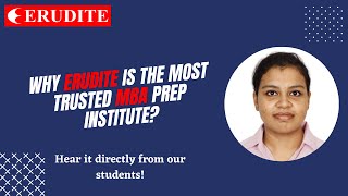 CAT Topper: Priya Ray, IIM Ahmedabad Convert | Erudite GDPI Training | Student Testimonial