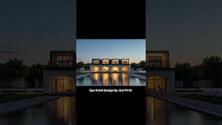 Spa hotel with modular construction by @JOELMFIRTH #architecture #interiors #hoteldesign #spa