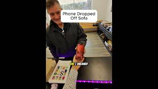 PHONE DROPPED OFF SOFA!!! #brokenfix #smartphone #education #problemfix #cellphone #tech #mobile