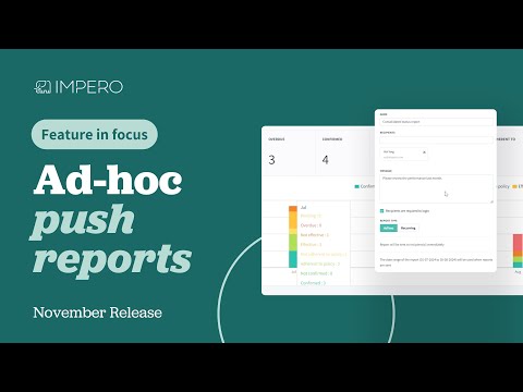 Feature in focus: Ad-hoc push reports