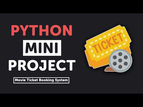 Python for Beginners: Create a Movie Ticket Booking System in 15 Minutes #pythonproject