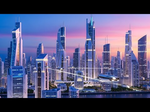 Dreams of Tomorrow 🌌 | Serene Utopian Cities, Vertical Gardens & Winter Lights | 4K Sci-Fi AI Film