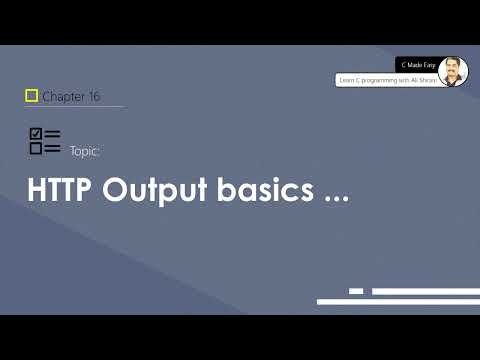 (Web) HTTP Output basics in C (under CGI)