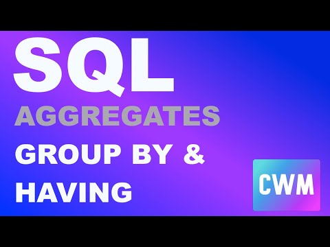 SQL Aggregate Functions, GROUP BY, and HAVING — Explained Clearly