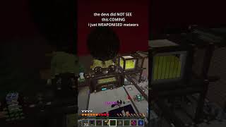 i just weaponised meteors and broke GTNH 💀💀💀 #gtnh #gaming #exploit #minecraft #gregtechnewhorizons