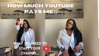 What was my first YouTube pay check| What you need to start up your channel| And more 