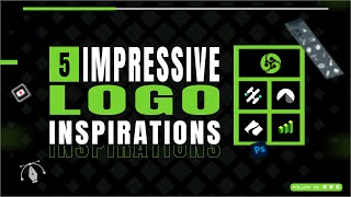 How To Design 5 Impressive Logos in Adobe Illustrator | Creative Logo Ideas 2025 | Logo design steps