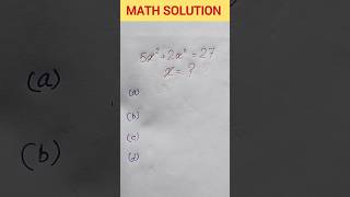 Math solution #mathsaminute #maths #mathsolution #shorts