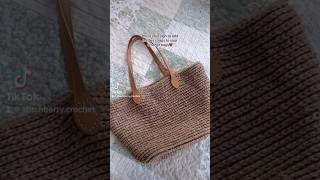 Cute Crochet Hack! #crochetpatterns #crochettotebag #freecrochetpatterns #crochettips