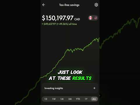 How I Made $50,000 TAX-FREE With This ETF! (XEQT)  #investing #canadianfinance #shorts