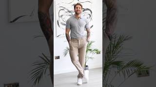Minimalist style 👌 beige/grey a very nice colour combination #mensfashion #menstyle