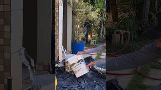 I WAS DYING AND DIDN'T KNOW: PRODUCT THAT WATERPROOFES WALLS #shorts #diy #wall #work #constructi...
