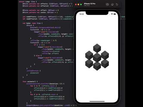 Infinite loop animation|| codingwithrohit #swiftui #swift