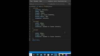 Atom Animation effect in Html css #shorts