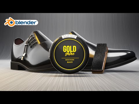 3D Product Animation in Blender and After effects | Shoe Polish | Rendered with eevee