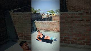 I Tried A Home Core Workout Routine #naturalfitness #fitness
