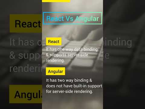 ReactJS Vs AngularJS | Difference Between React Js Vs Angular Js