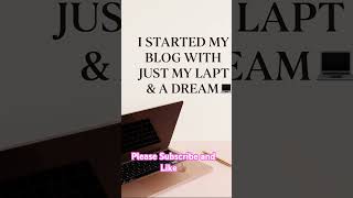 How I started my blog with no tech skills 💻 #sponsored  #startablog #WorkFromAnywhere #howto #blog