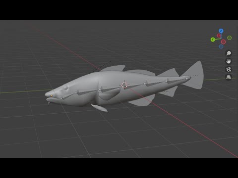 Learning Blender + Procedural Fish Animations Godot
