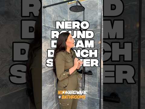 Nero Round Black Shower Review | Kartell Nero Dream Drench Shower | #BlackBathrooms #BlackShower