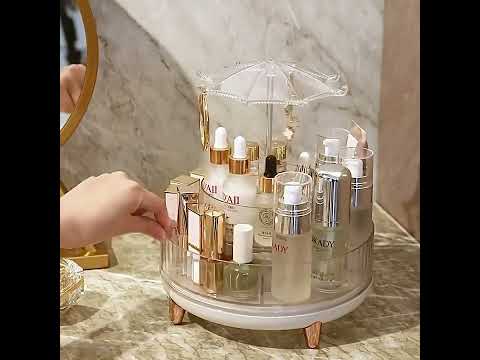 Multifunctional Storage Box for Cosmetics And Skincare Products.