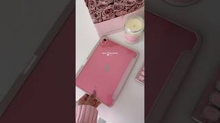 ASMR iPad refresh 🤍🎀🫧 #ipad #ipad10thgen #asmr #asmrsounds #pinkipad #aesthetic #thatgirl #short