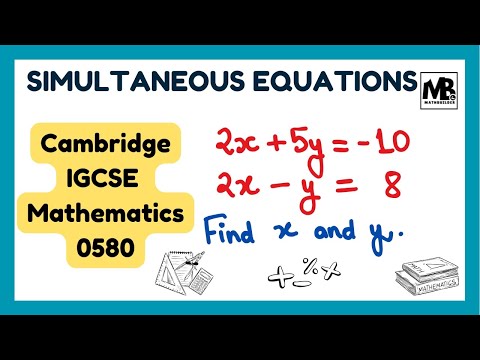 Solving simultaneous equations | Elimination and substitution method #maths #cbse #india #igcse