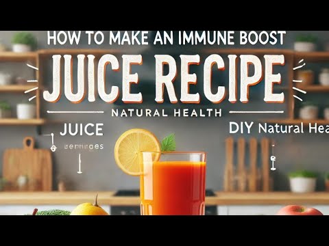 How to Make an Immune Boost juice Recipe!
