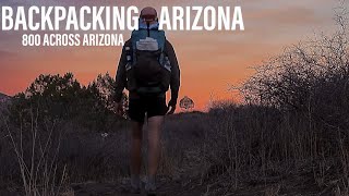 Hiking for 2 Months The Length of Arizona (hiking 800 miles through the Desert)