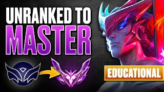 EDUCATIONAL Unranked To Masters on YONE | How to Play Yone Guide