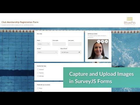How to Capture and Upload Images in SurveyJS Forms | Enterprise Form Builder with Image Capture