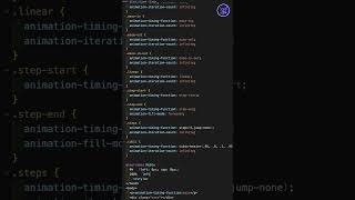 Animation Timing Function CSS #codingshorts #css #programming