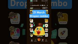 Today Dropee combo card | 21 March Dropee combo card update | Daily Dropee update