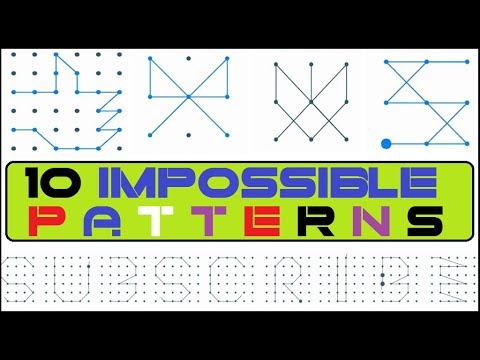 Best Top 10 Impossible patterns for your Smartphone || Hardest and impossible patterns