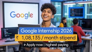 Google Internship Software Engineering Intern, Summer 2026 | Apply Now!