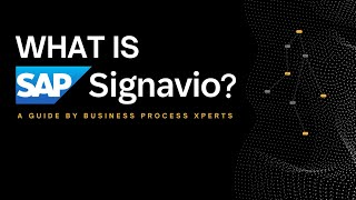What is SAP Signavio? @SAP @SAPSignavio #signavio #processmining #bpm #sap #businessprocess