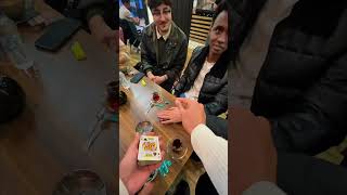 A BLACK Guy Reaction #magic #mindblown #cardtrick #reaction #shorts #shortvideo #tricks