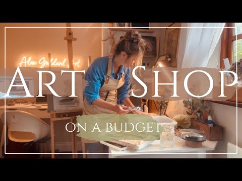 How to Launch an Art Shop on a $100 Budget