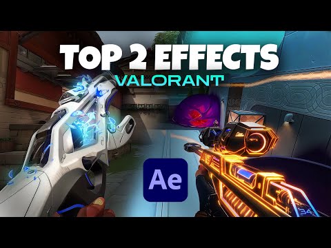 Top 2 Trending Effects for Valorant Montages | No Plugins Used | After Effects Tutorial