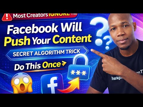 Do This Once and Facebook Will Push Your Content (Creator Don't Know This)