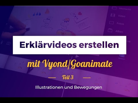Vyond Video Teil 3 - Grafiken, Bilder und Icons in Dein Erklärvideo einfügen & animieren