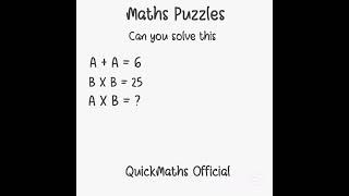Only High IQ Can Solve #quickmaths #shorts #mathematics #maths #iqtest